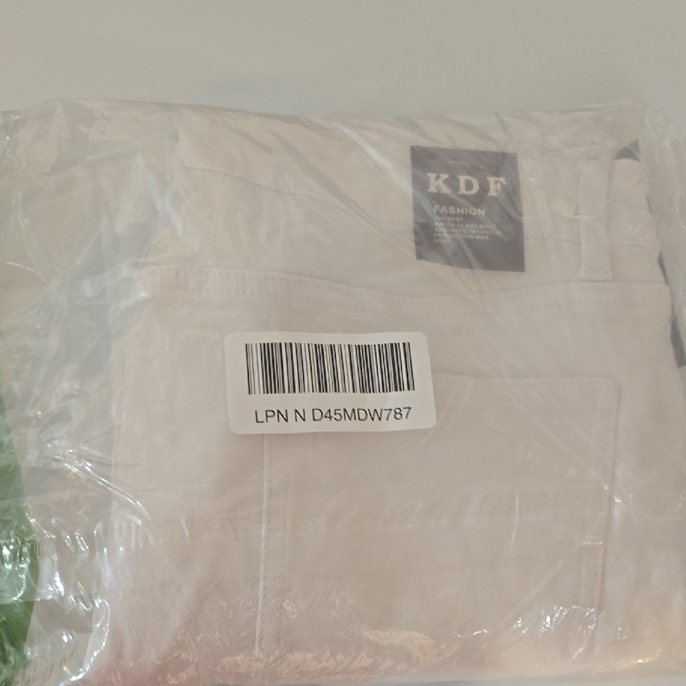 KDF Fashion White Pants
